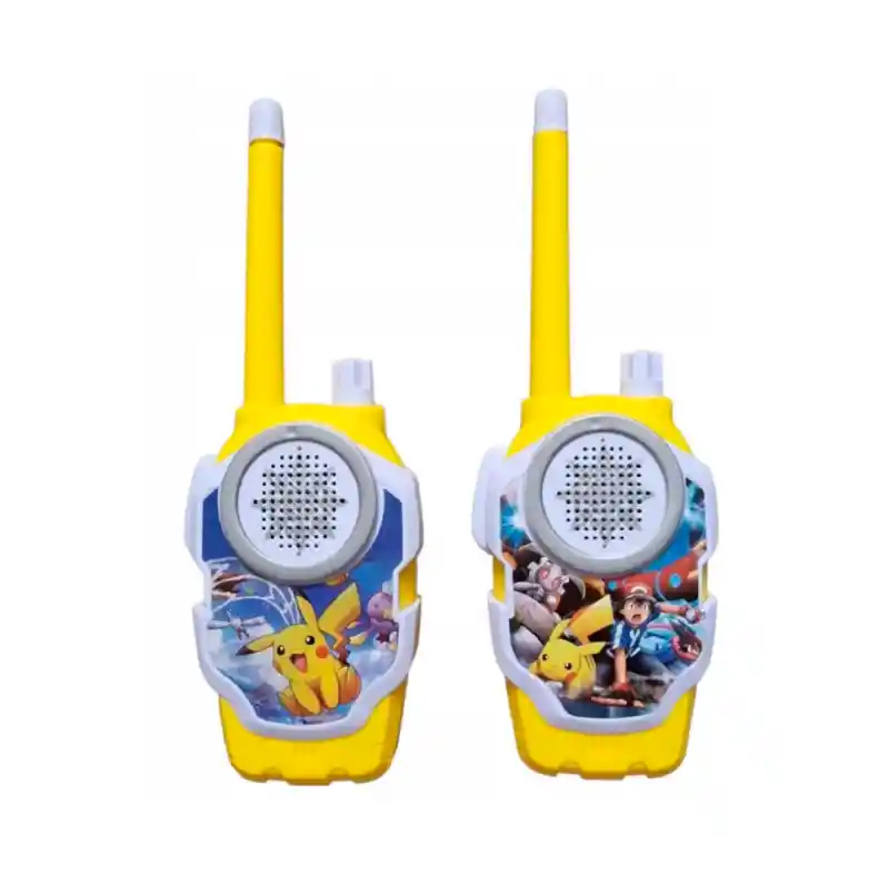 Boquitoquis Radio Comunicadores Infantiles Pokemon Set X 2