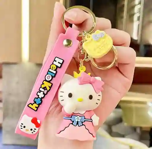 Llavero 3d Hello Kitty Princesa