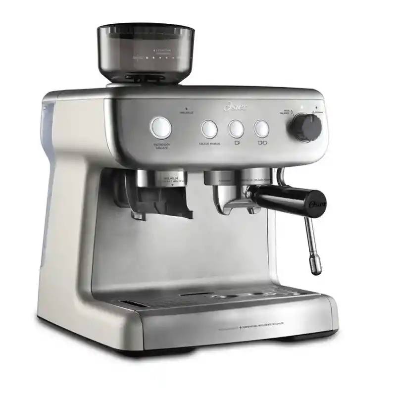 Maquina Cafe Oster 15 Bares Plateada Expresso 2086