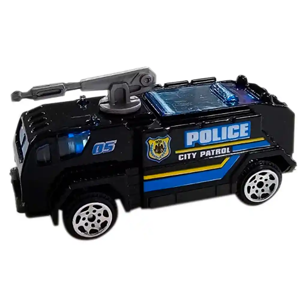 Set X6 Carro Metálico Colección Policía