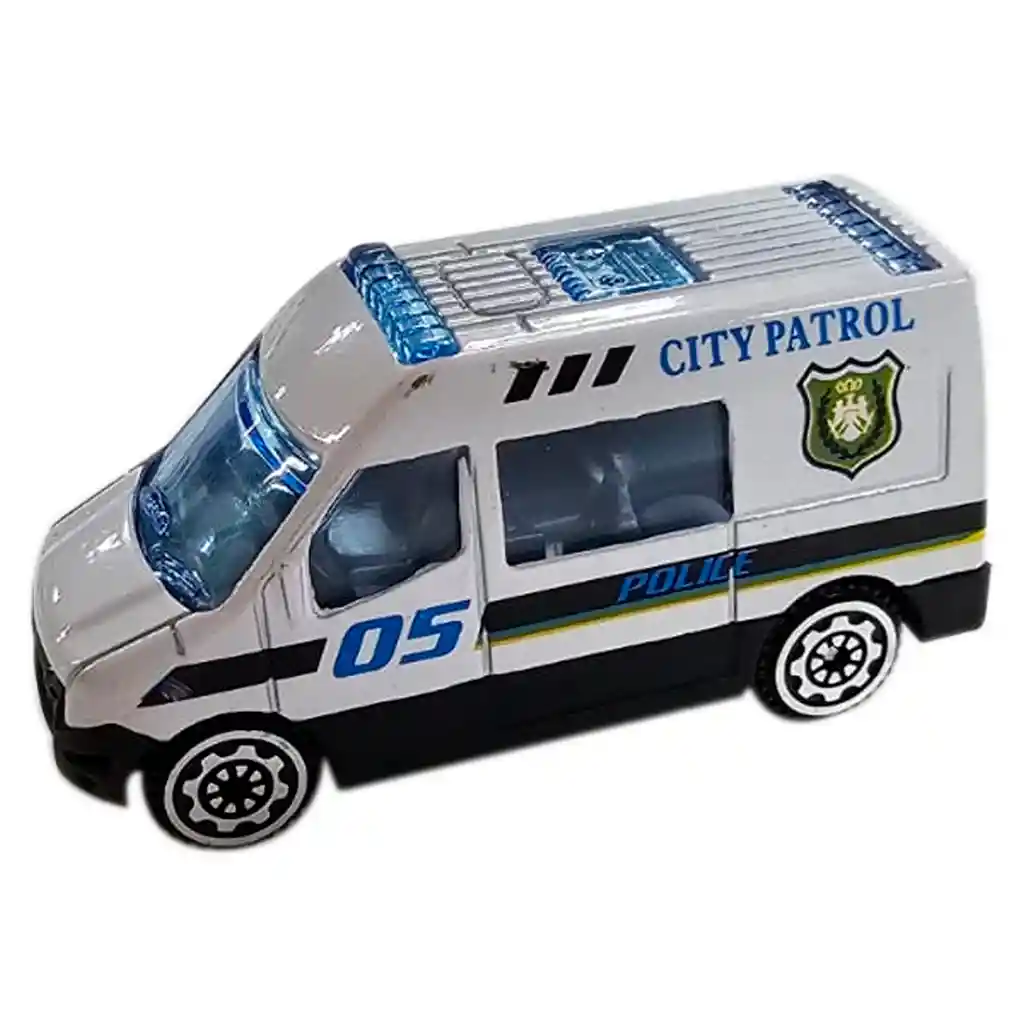 Set X6 Carro Metálico Colección Policía