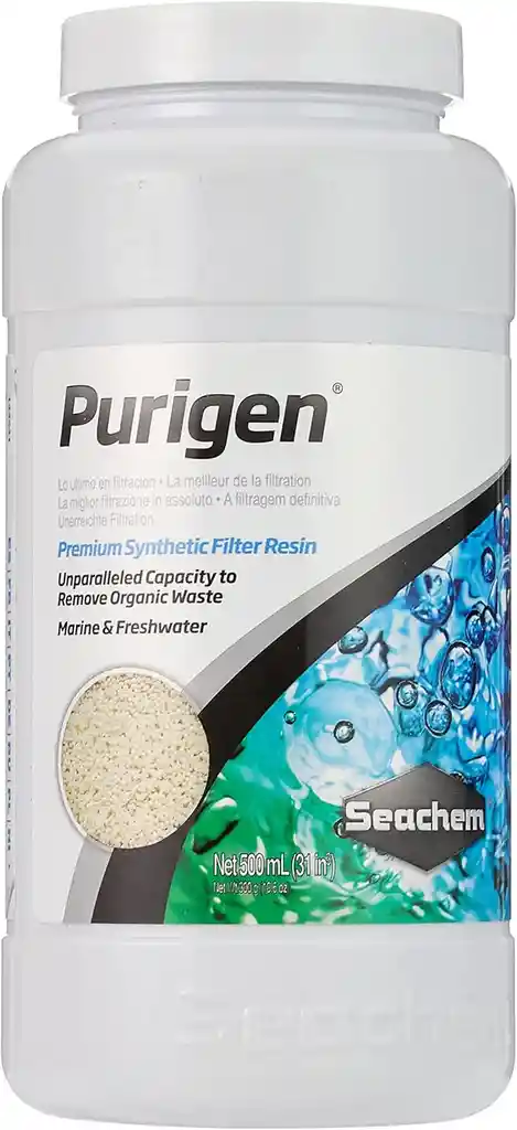 Purigen 500ml Seachem Material Filtro Quimico Acuario