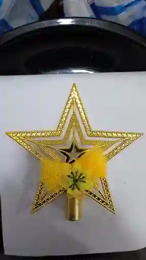 Estrella Dorada Para Arbolito
