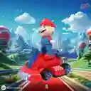 Super Hero Mario Kart Luz Led Y Sonido Juguete Para Niños