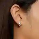 Aretes Topos Para Mujer Gota De Agua Lágrima En Plata 925