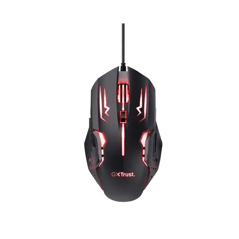 Mouse Gamer De Juego Trust Rava Gxt 108 Negro