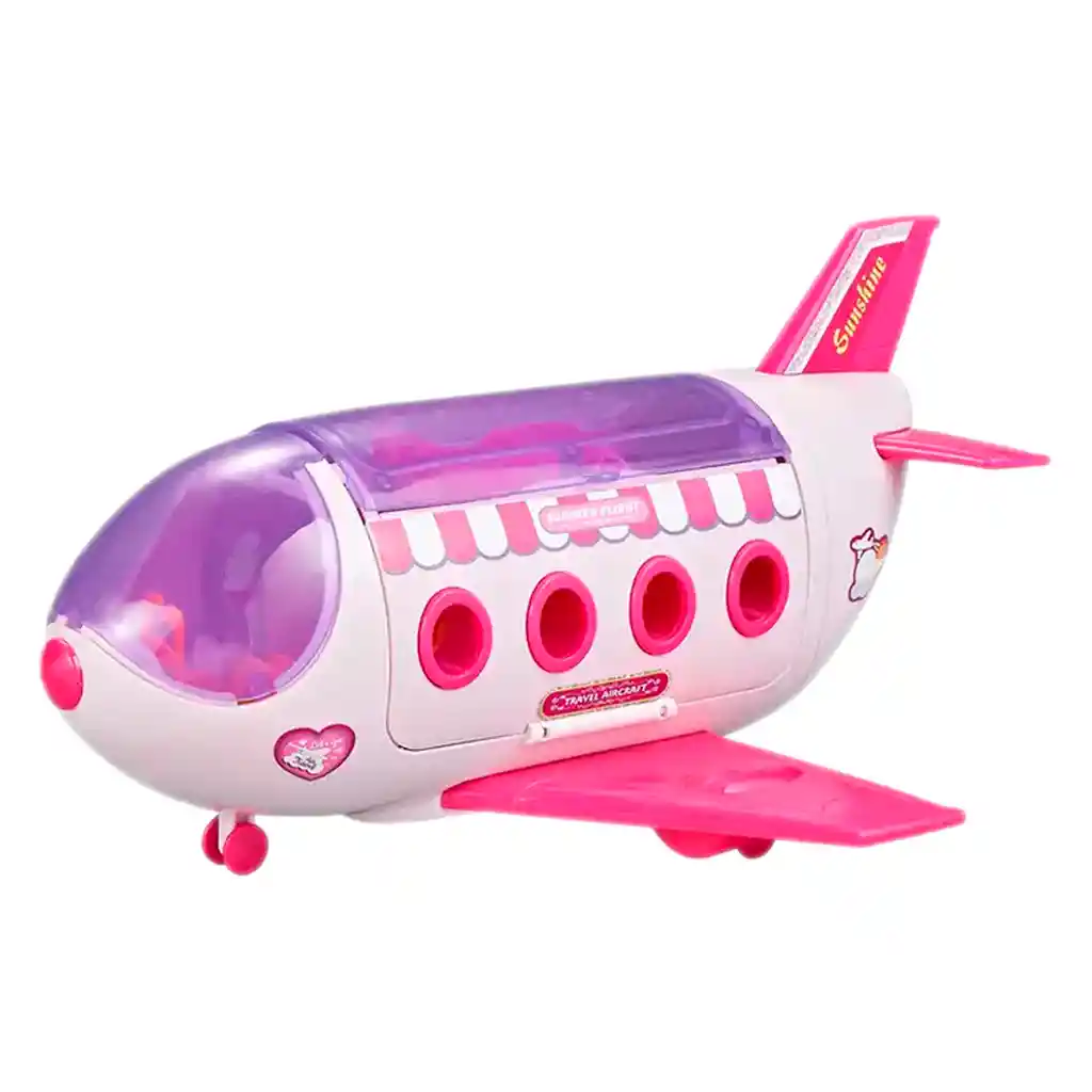 Avión Jet Pasajeros Fashion Muñecas Accesorios Juguete Niñas Grande