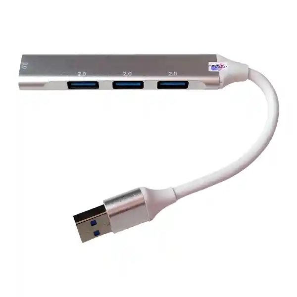 Adaptador Hub Usb 3.0 4 En 1 Puertos Para Pc