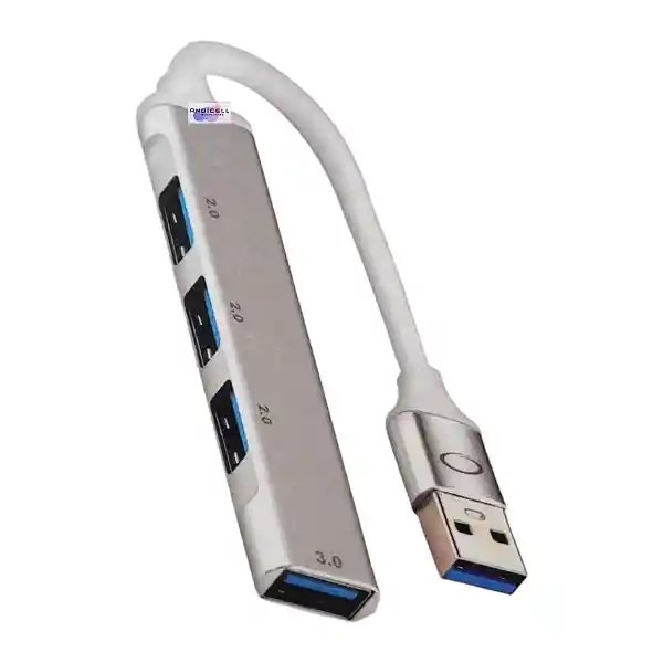 Adaptador Hub Usb 3.0 4 En 1 Puertos Para Pc