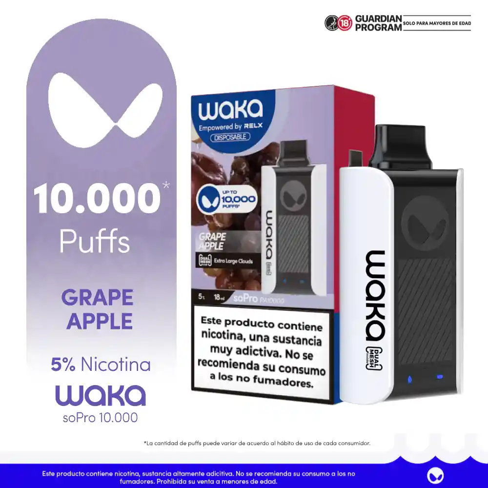 Waka Grape Apple 10000puff