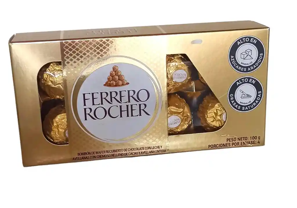 Ferrero Rocher Caja Alargada 8 Bombones