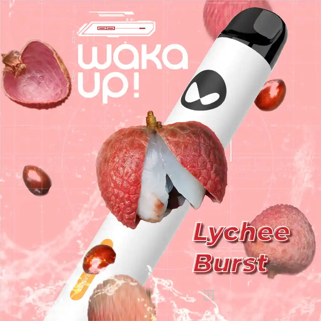 Waka Lychee Burst 1800puff