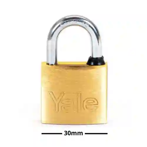 Candado Italiano De Seguridad Yale 110/30mm Para Maleta