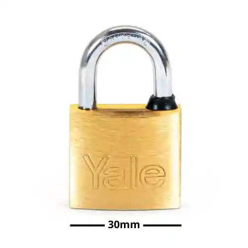 Candado Italiano De Seguridad Yale 110/30mm Para Maleta