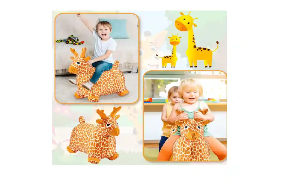 Caballo Inflable Peluche Sonido