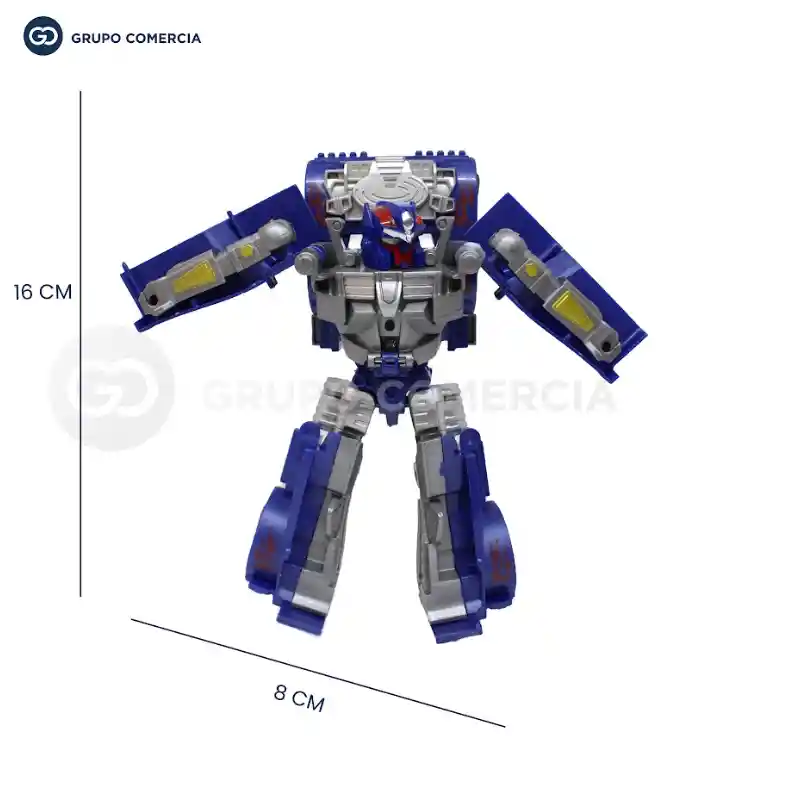 Figura De Accion Transrobots Prime Robot Carro Super Soldier