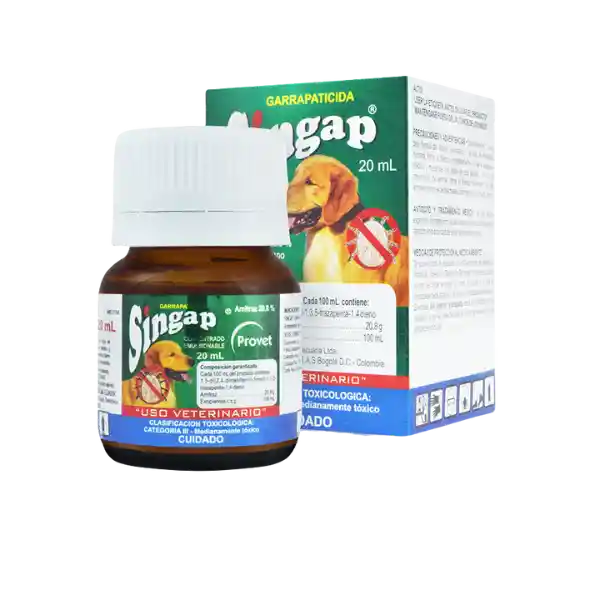 Singap Perros 20 Ml Garrapaticida