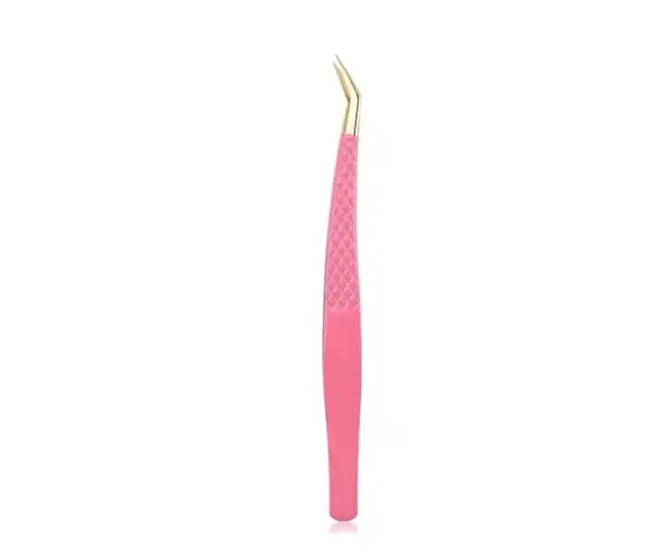 Pinza 3d Rosa+dorado Relieve