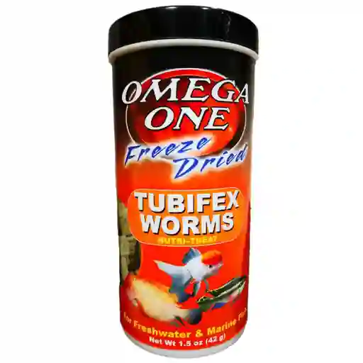 Tubifex Worms Freeze Dried 42g Omega One