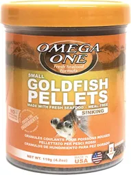 Goldfish Pellets Small Sinking 119g Omega One