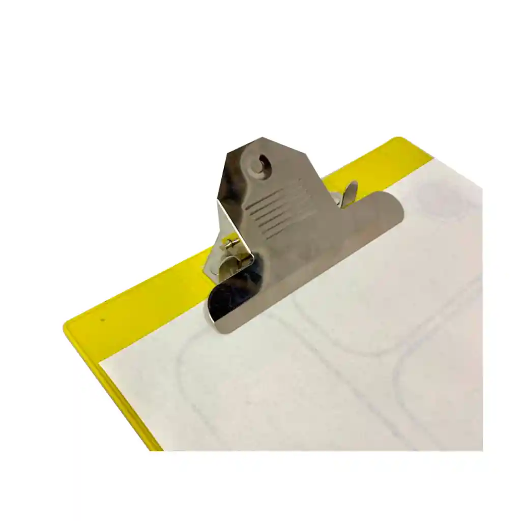 Tabla De Apoyo Planillera Plástica Tamaño Oficio En Colores.