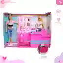 Muñeca Tipo Barbie Cajera Supermercado Con Accesorios