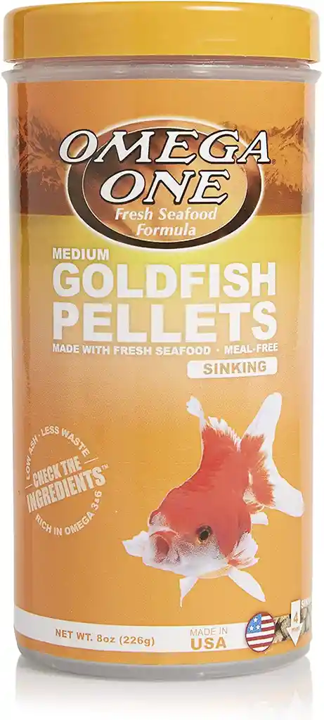 Goldfish Pellets Medium Sinking 226g Omega One