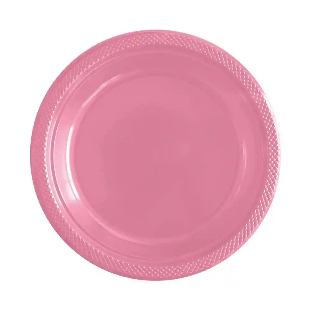 Plato Rosado 9" X 10