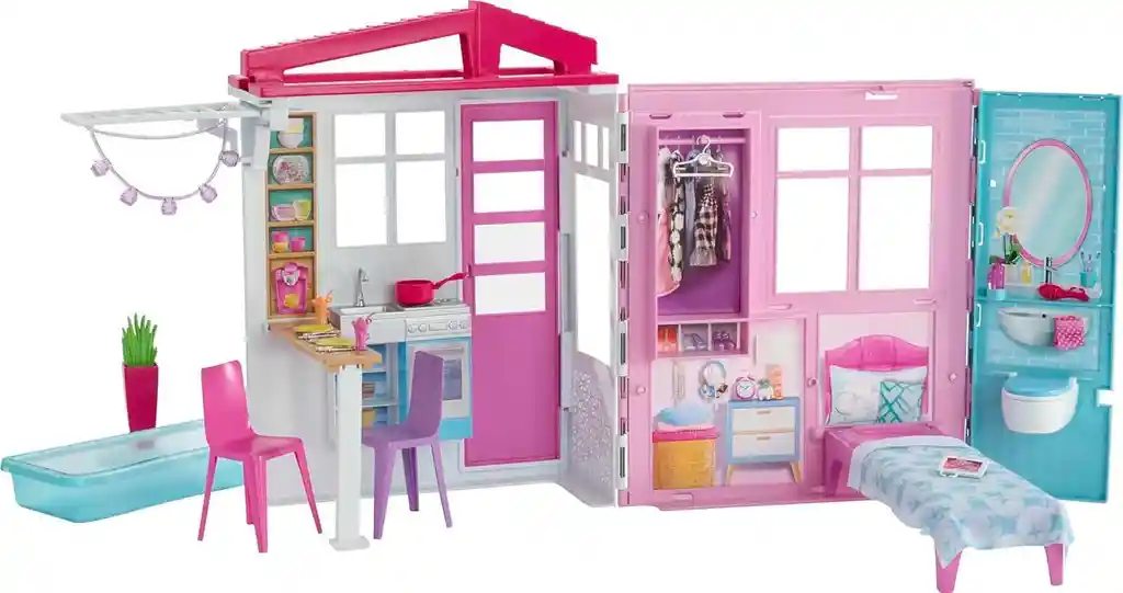 Barbie - Casa De Muñecas Portatil