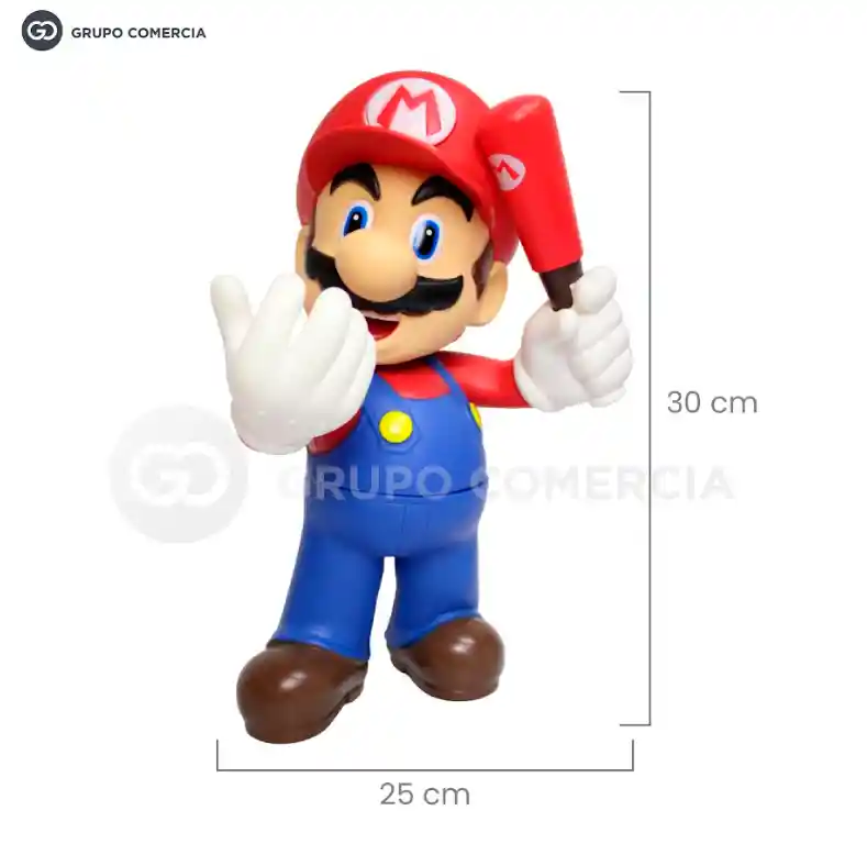 Figura De Colección Super Mario Bros 25cm X 30cm Premium