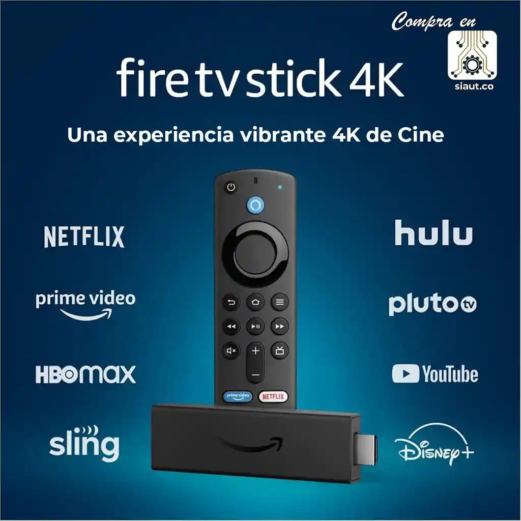 Amazon Alexa Fire Tv Stick 4k Negro