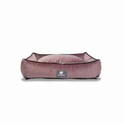 Cama Ovalada Xs Lila Borde Negro