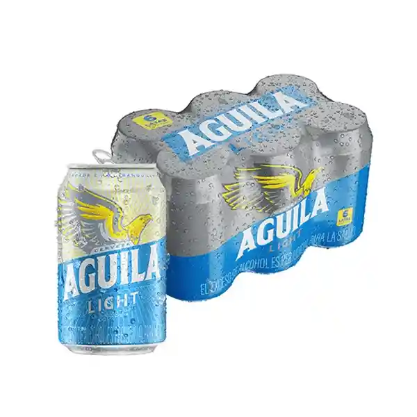 Six Pack Cerveza Aguila Lata 335ml