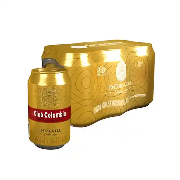 Six Pack Club Colombia Dorada Lata 355ml