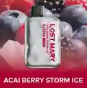 Vape Elfbar Lost Mary Acai Storm Berry Ice 5000 Puffs Luster Edition.