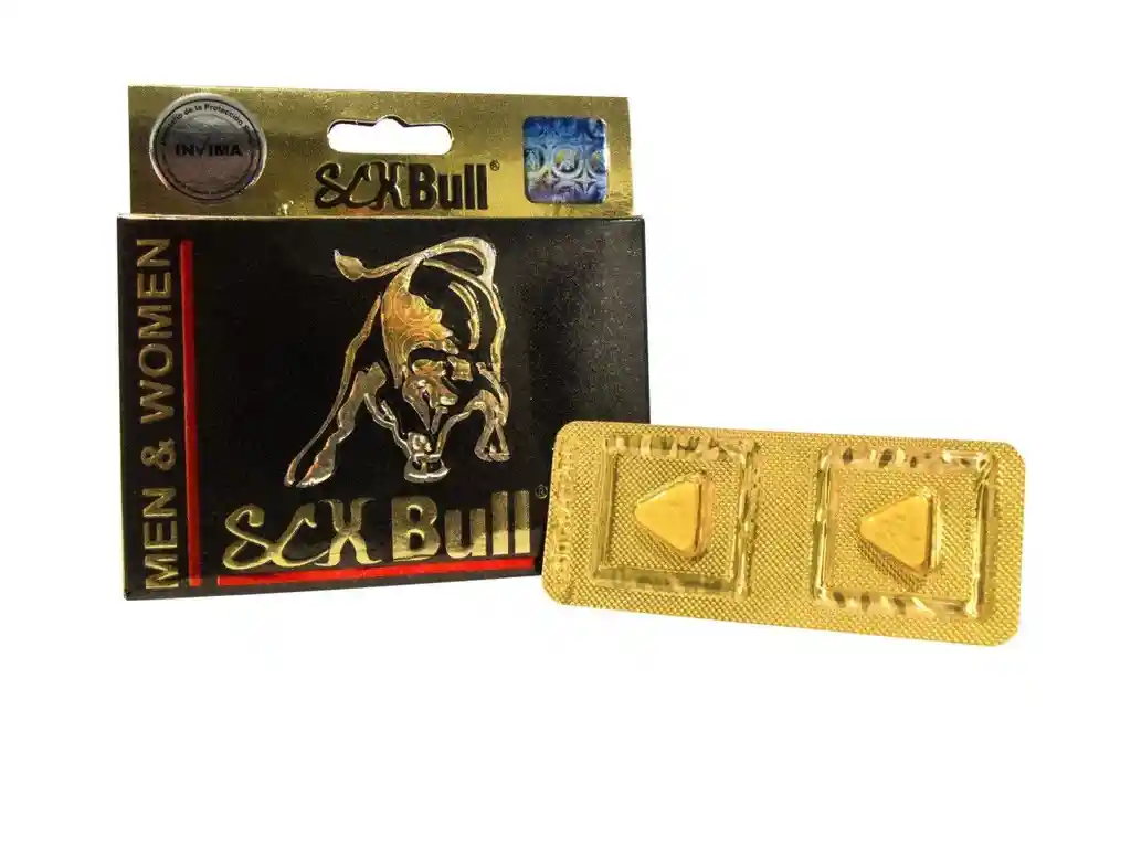 Potenciador Sexual Masculino - Femenino Scx Bull X 2 Tabletas