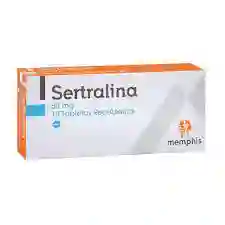 Sertralina 50 Mg. Caja X 10 Tabletas Recubiertas