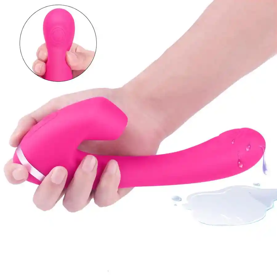 Vibrador S-hande Doble Estimulación Rabbit Pink