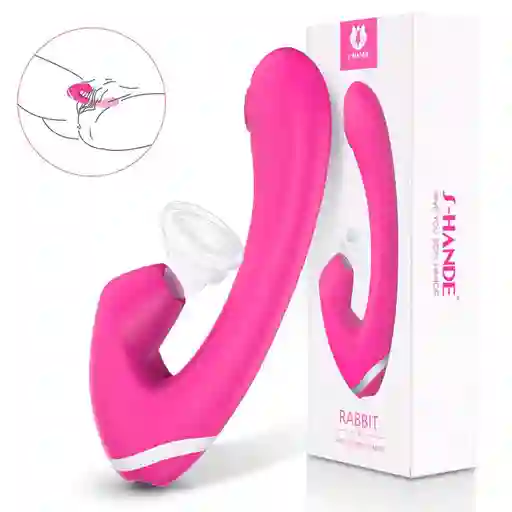 Vibrador S-hande Doble Estimulación Rabbit Pink