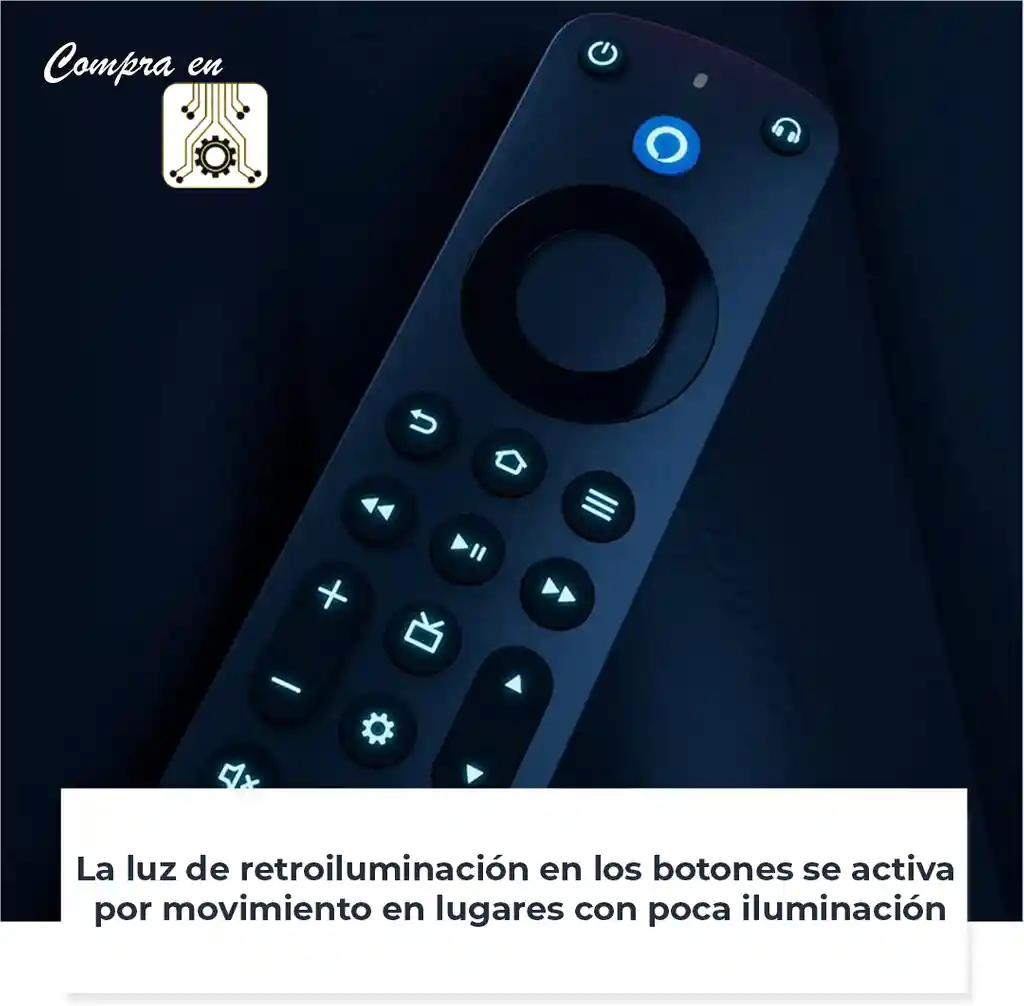 Amazon Alexa Fire Tv Remote Pro Negro