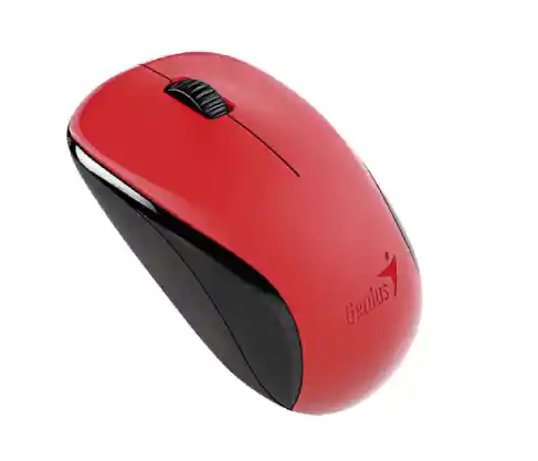 Genius Nx-7000 Mouse Inalámbrico Rojo + Negro