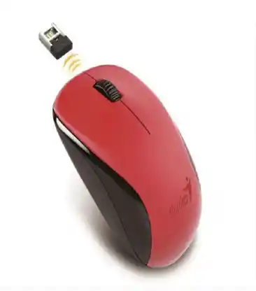 Genius Nx-7000 Mouse Inalámbrico Rojo + Negro