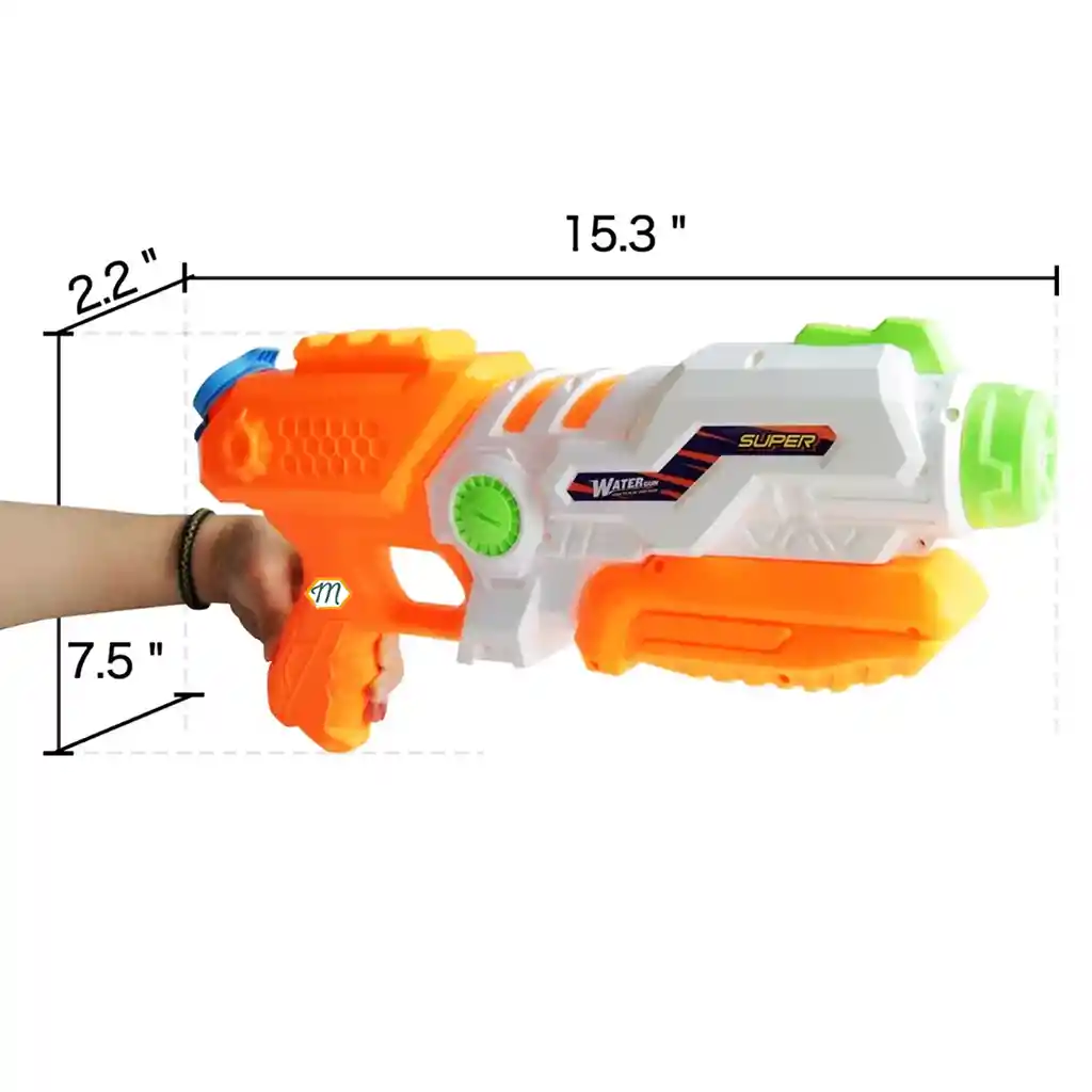 Pistola De Agua Lanzador Piscina Grande Chorros