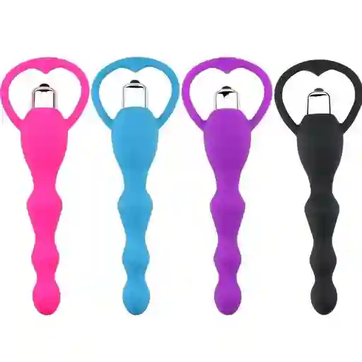 Dildo Anal Con Bala Vibradora - Beads With Vibration