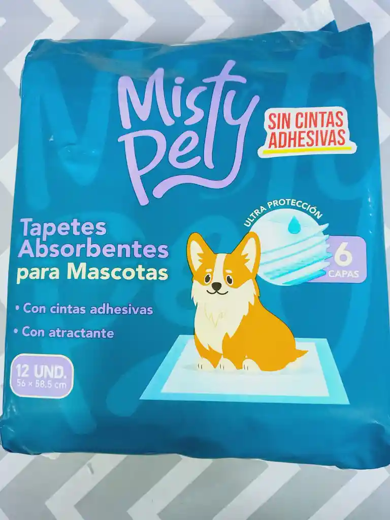 Tapete De Entrenamiento Misty Pet X 12 Und