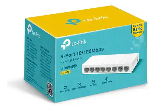 Tp-link Ls1008, Switch Escritorio Litewave 8 Puertos 10/100