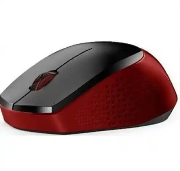 Genius Nx-8006s Mouse Inalámbrico Silencioso Rojo + Negro