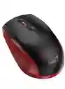 Genius Nx-8006s Mouse Inalámbrico Silencioso Rojo + Negro