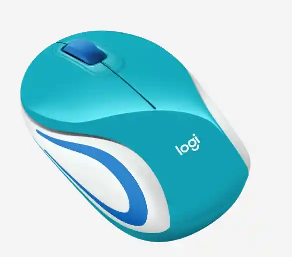 Logitech M187 Mini Mouse Inalámbrico Diseño Colorido Verde Menta