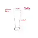 Vaso Cristar Cervecero X 6 Unidades Berlin 566 Ml